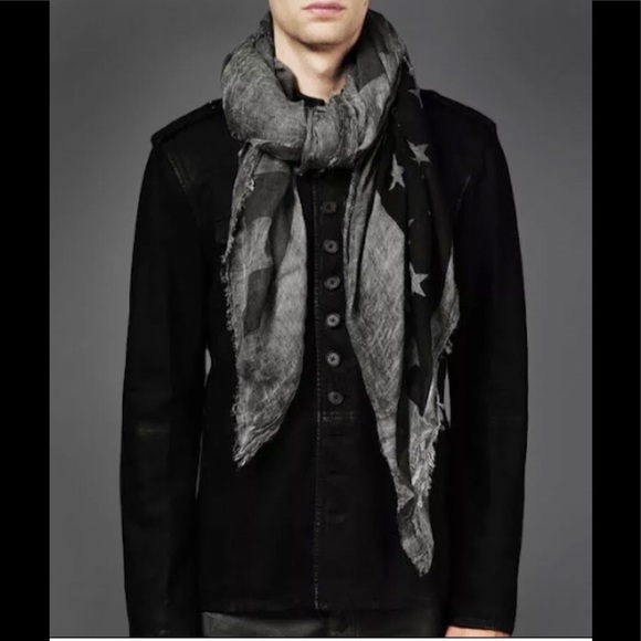 John Varvatos Collection American flag scarf. - Picture 1 of 12